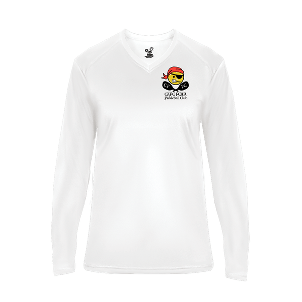 Cape Fear Pickleball Club Ladies Performance Long Sleeve T-Shirt - Option 3