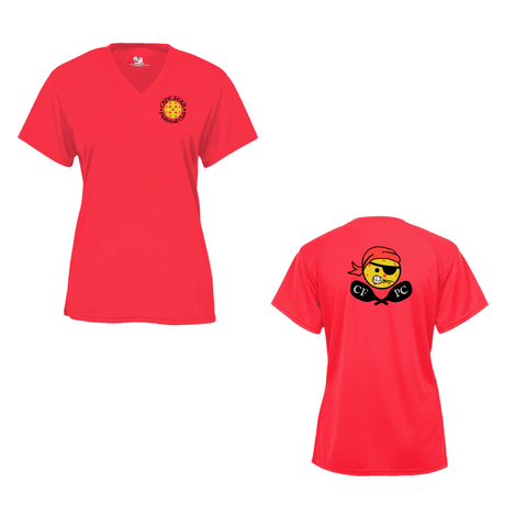 Cape Fear Pickleball Club Ladies Performance T-Shirt - Option 1