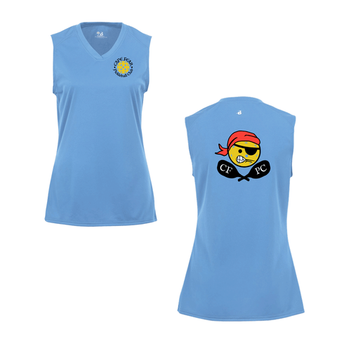 Cape Fear Pickleball Club Ladies Sleeveless Tank - Option 1