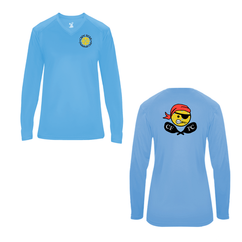 Cape Fear Pickleball Club Ladies Performance Long Sleeve T-Shirt - Option 1