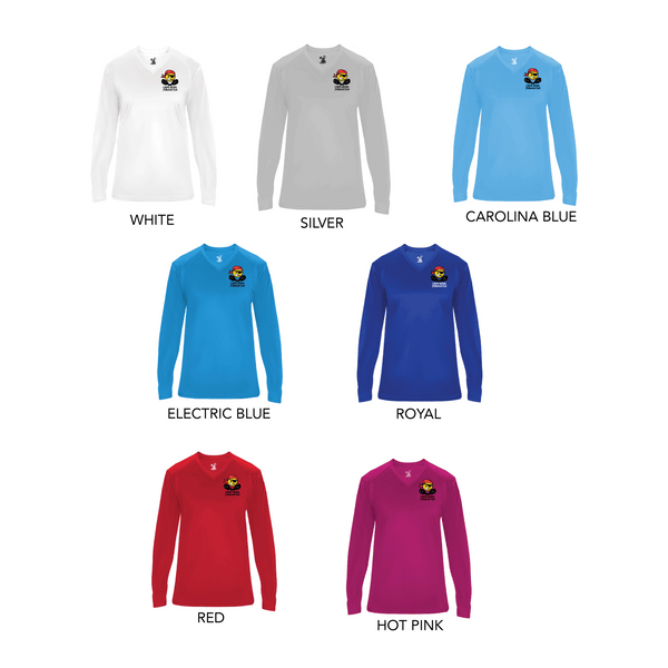Cape Fear Pickleball Club Ladies Performance Long Sleeve T-Shirt - Option 3