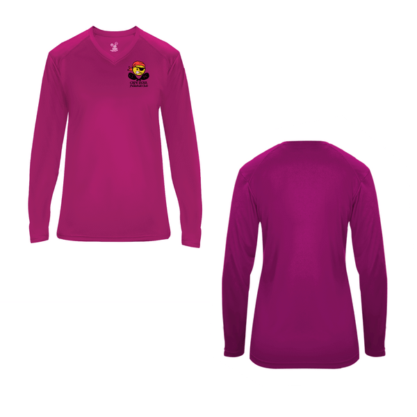 Cape Fear Pickleball Club Ladies Performance Long Sleeve T-Shirt - Option 2