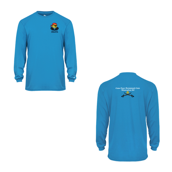 Cape Fear Pickleball Club Men's Performance Long Sleeve T-Shirt - Option 3