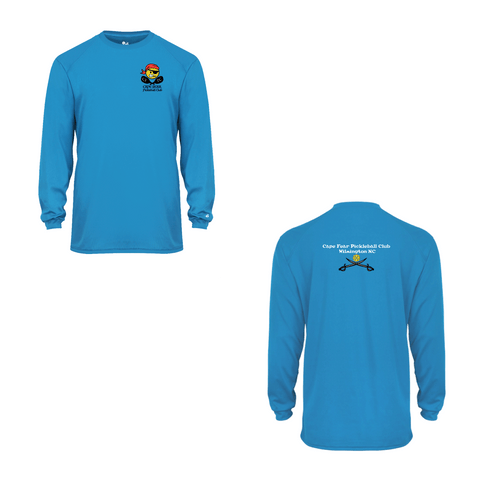 Cape Fear Pickleball Club Men's Performance Long Sleeve T-Shirt - Option 3