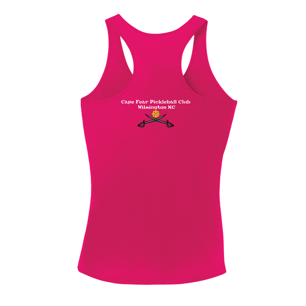 Cape Fear Pickleball Club Ladies Racerback Tank - Option 3