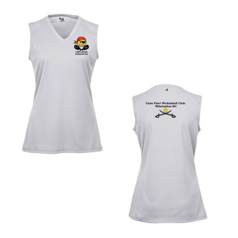 Cape Fear Pickleball Club Ladies Sleeveless Tank - Option 3