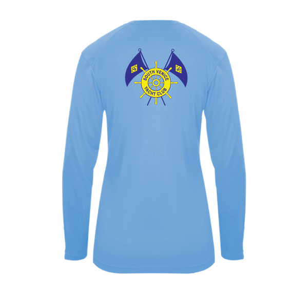 South Venice Yacht Club Ladies Long Sleeve Performance T-Shirt