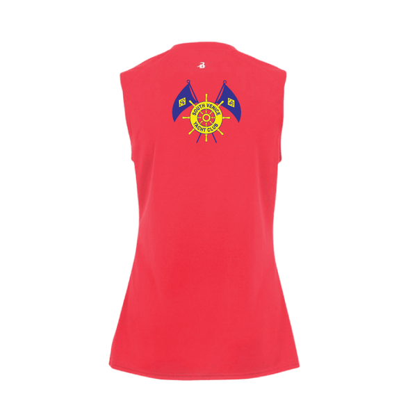 South Venice Yacht Club Ladies Sleeveless Performance V-Neck Tank