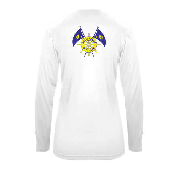 South Venice Yacht Club Ladies Long Sleeve Performance T-Shirt