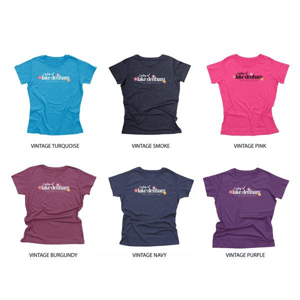 Ladies of Lake Denham Ladies Cotton Blend T-Shirt