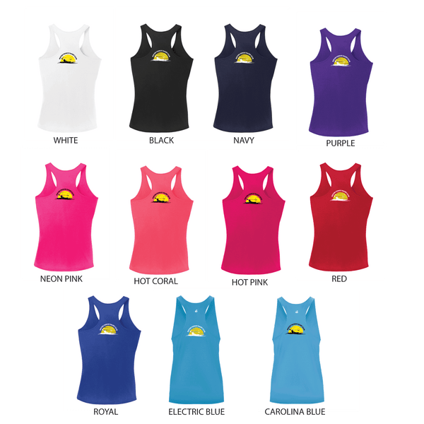 South Venice Yacht Club Ladies Racerback Performance V-Neck Tank
