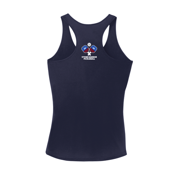 Stone Harbor Pickleball Ladies Racerback Shirt 2026