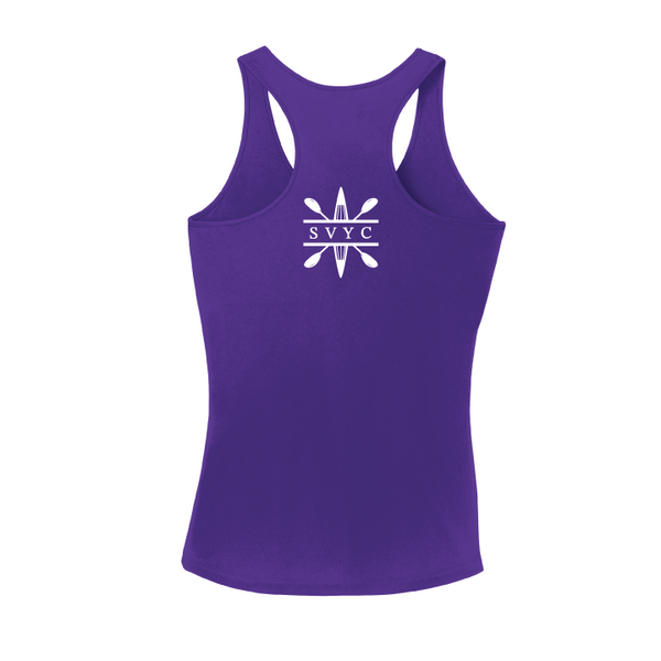 South Venice Yacht Club Ladies Racerback Performance V-Neck Tank