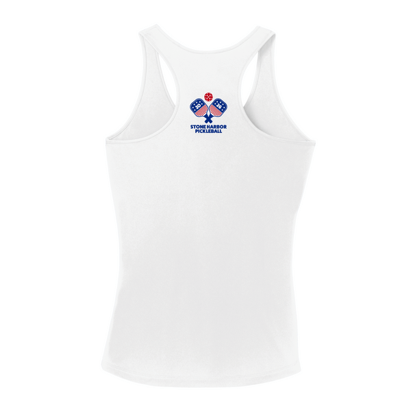 Stone Harbor Pickleball Ladies Racerback Shirt 2026