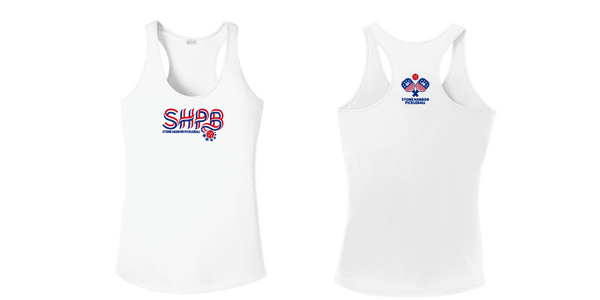 Stone Harbor Pickleball Ladies Racerback Shirt 2026