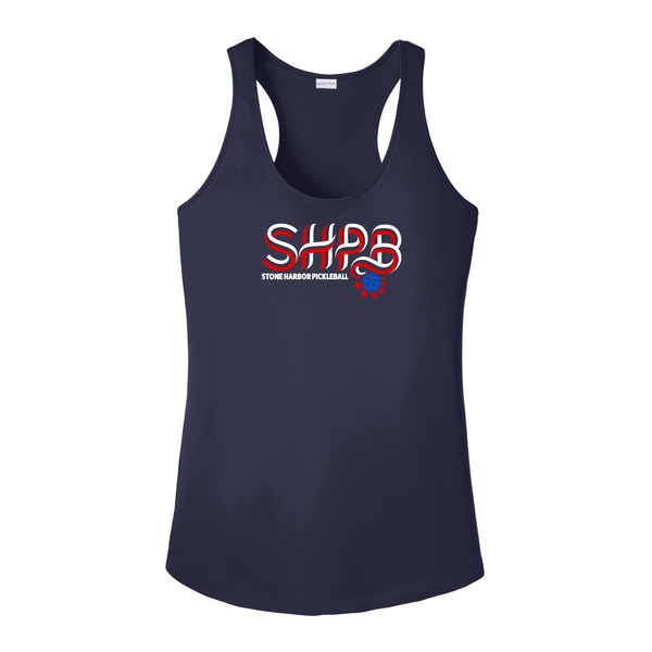 Stone Harbor Pickleball Ladies Racerback Shirt 2026