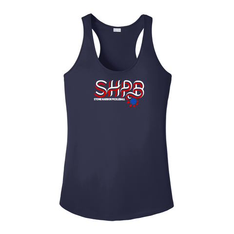 Stone Harbor Pickleball Ladies Racerback Shirt 2026