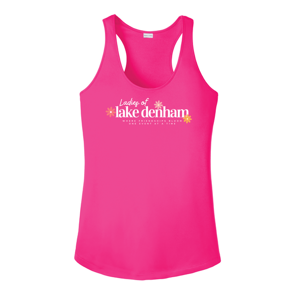 Ladies of Lake Denham Ladies Performance Racerback Tank