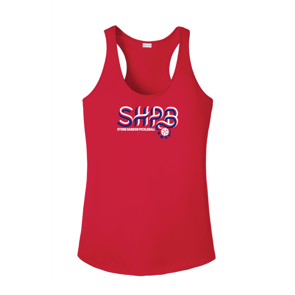 Stone Harbor Pickleball Ladies Racerback Shirt 2026