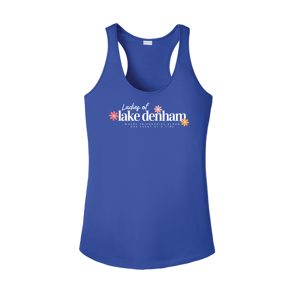 Ladies of Lake Denham Ladies Performance Racerback Tank