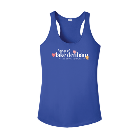 Ladies of Lake Denham Ladies Performance Racerback Tank