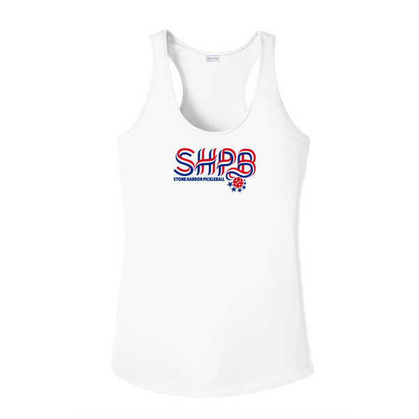 Stone Harbor Pickleball Ladies Racerback Shirt 2026