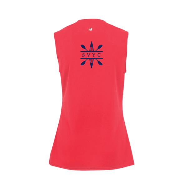 South Venice Yacht Club Ladies Sleeveless Performance V-Neck Tank