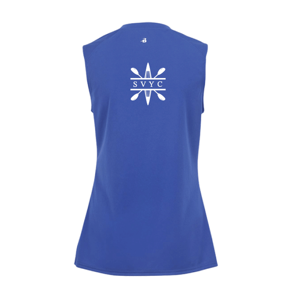 South Venice Yacht Club Ladies Sleeveless Performance V-Neck Tank