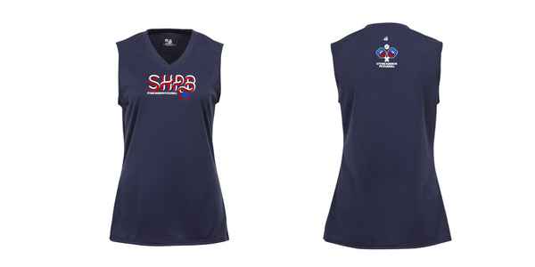 Stone Harbor Pickleball Ladies Sleeveless Tank V-Neck Shirt 2026