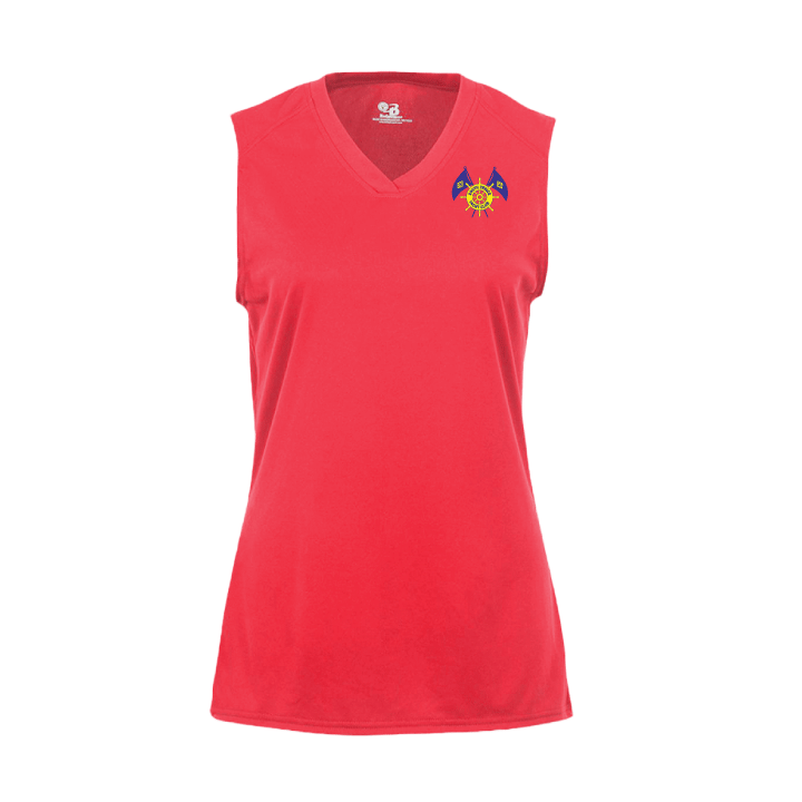 South Venice Yacht Club Ladies Sleeveless Performance V-Neck Tank