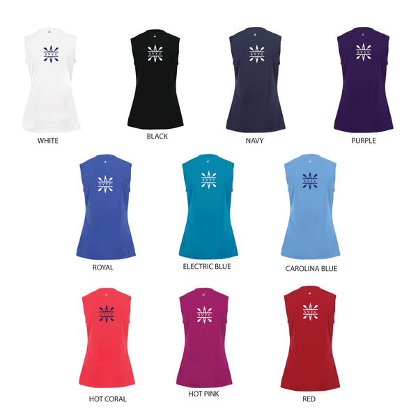 South Venice Yacht Club Ladies Sleeveless Performance V-Neck Tank