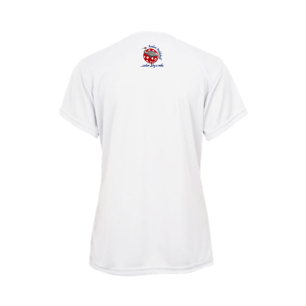 Avalon Pickleball Ladies Short Sleeve V-Neck Shirt 2026
