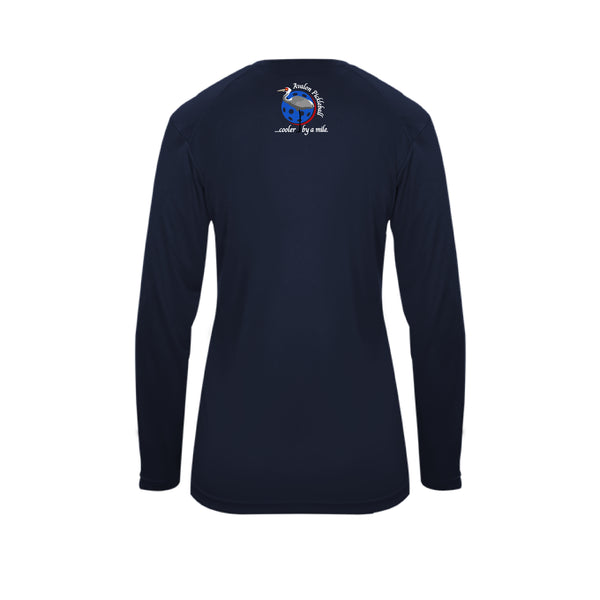 Avalon Pickleball Ladies Long Sleeve V-Neck Shirt 2026