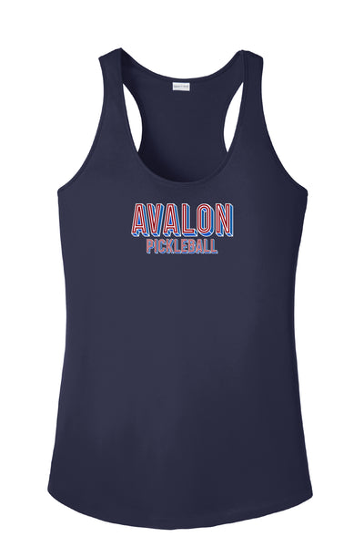 Avalon Pickleball Ladies Racerback Shirt 2026