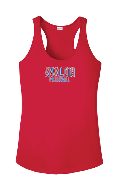 Avalon Pickleball Ladies Racerback Shirt 2026