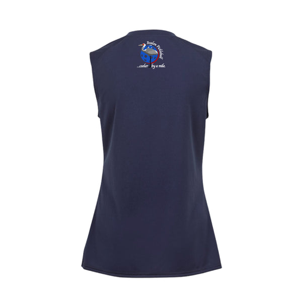 Avalon Pickleball Ladies Sleeveless Tank V-Neck Shirt 2026