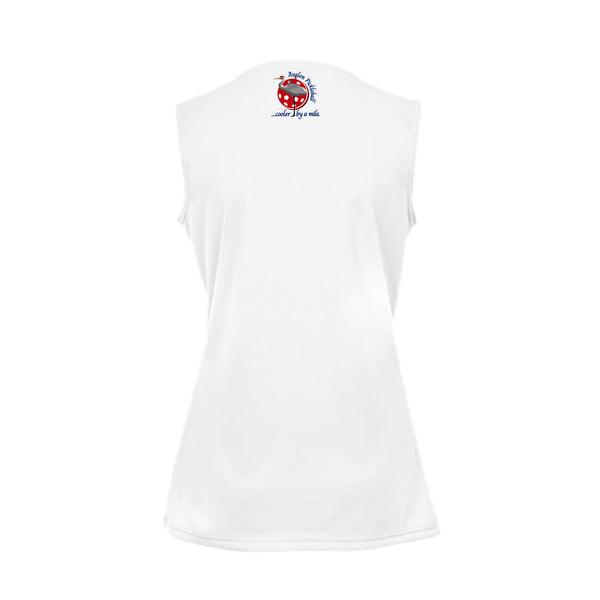 Avalon Pickleball Ladies Sleeveless Tank V-Neck Shirt 2026