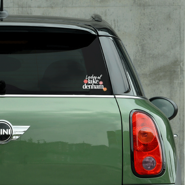 Ladies of Lake Denham Decal - Bumper Sticker - Water Bottle Decal