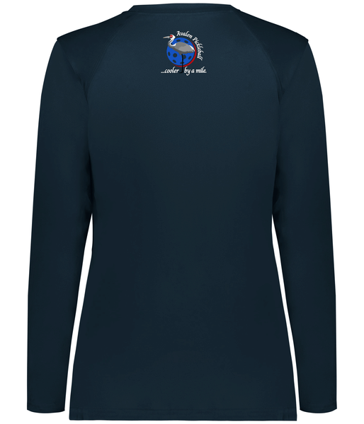 Avalon Pickleball Ladies Long Sleeve Crew Neck Shirt 2026