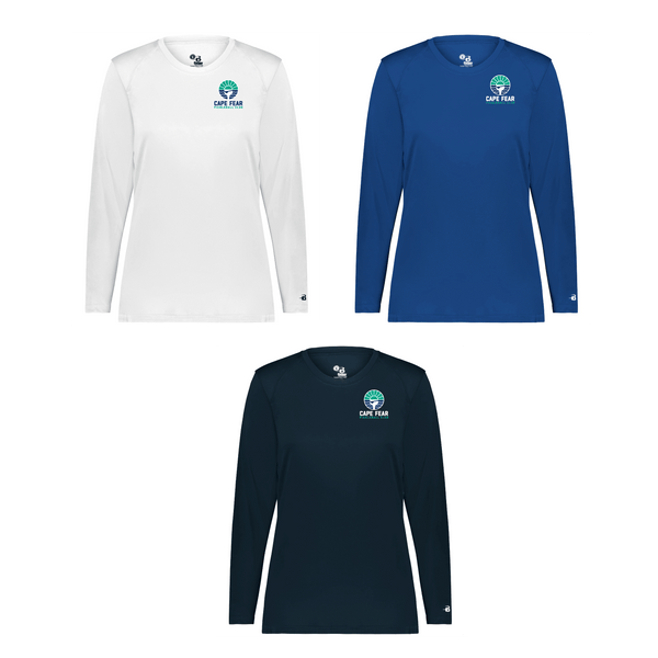 2026 Cape Fear Pickleball Club Ladies Performance Long Sleeve T-Shirt