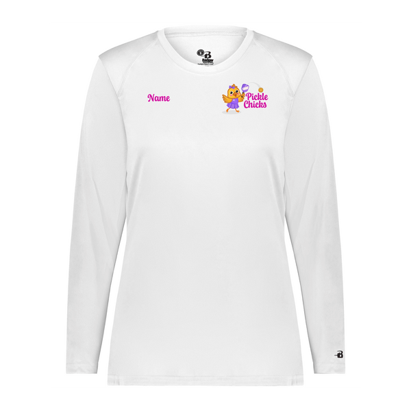 Pickle Chicks Ladies Performance Long Sleeve Shirt