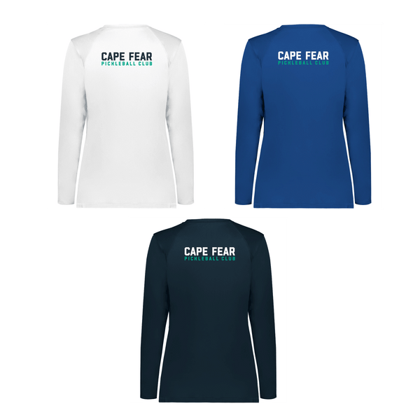 2026 Cape Fear Pickleball Club Ladies Performance Long Sleeve T-Shirt