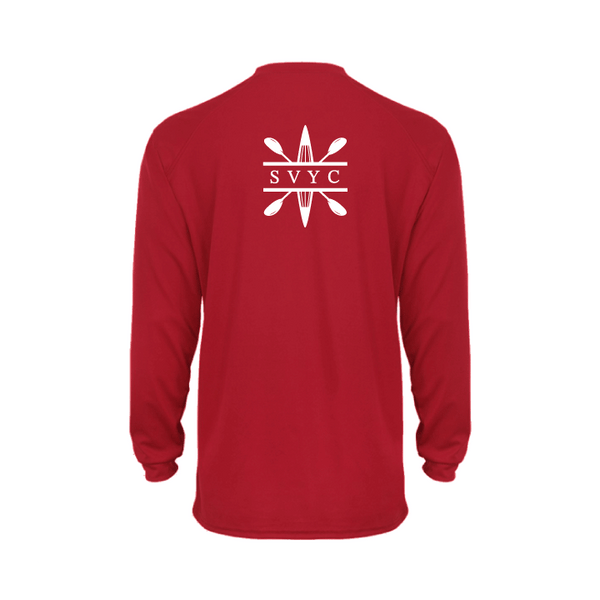 South Venice Yacht Club Men's Long Sleeve Performance Crew Neck T-Shirt