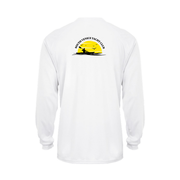 South Venice Yacht Club Men's Long Sleeve Performance Crew Neck T-Shirt