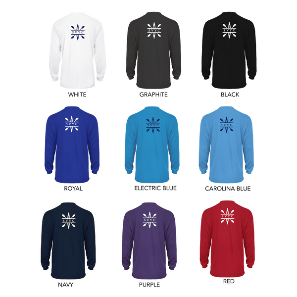 South Venice Yacht Club Men's Long Sleeve Performance Crew Neck T-Shirt