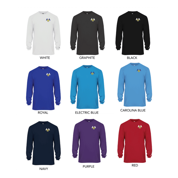 South Venice Yacht Club Men's Long Sleeve Performance Crew Neck T-Shirt