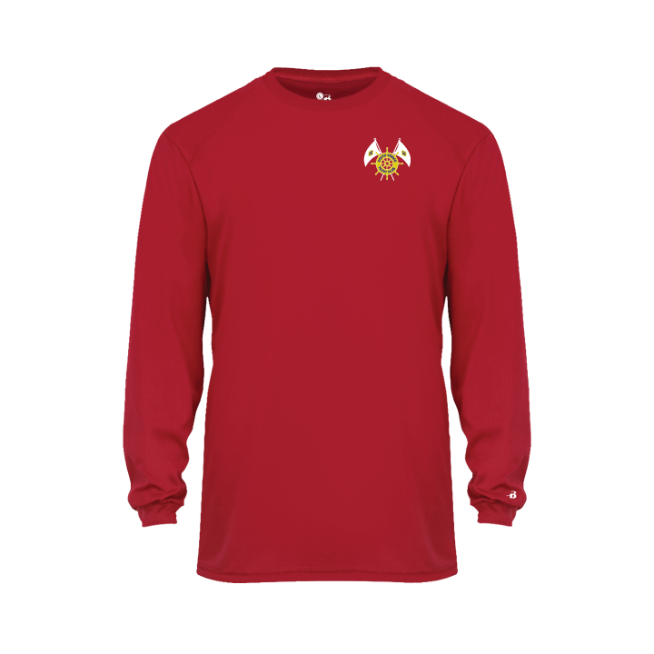 South Venice Yacht Club Men's Long Sleeve Performance Crew Neck T-Shirt