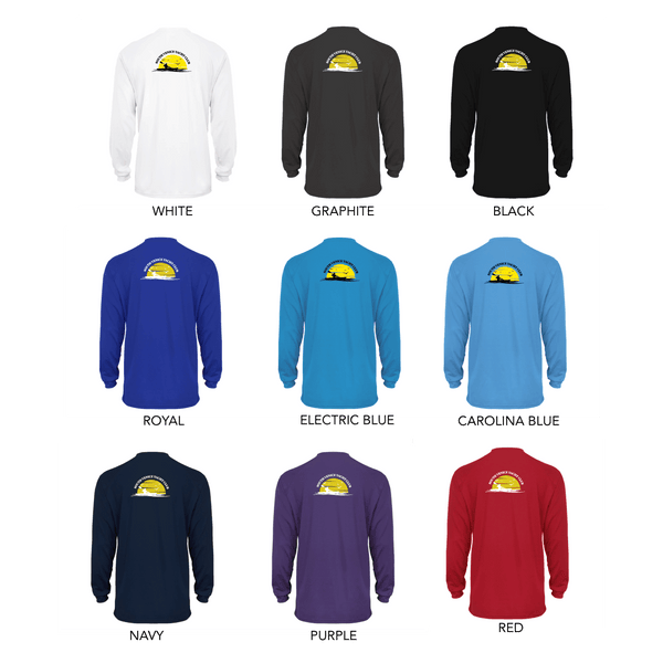 South Venice Yacht Club Men's Long Sleeve Performance Crew Neck T-Shirt