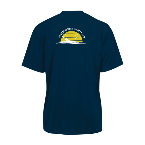 South Venice Yacht Club Men's Short Sleeve Performance Crew Neck T-Shirt