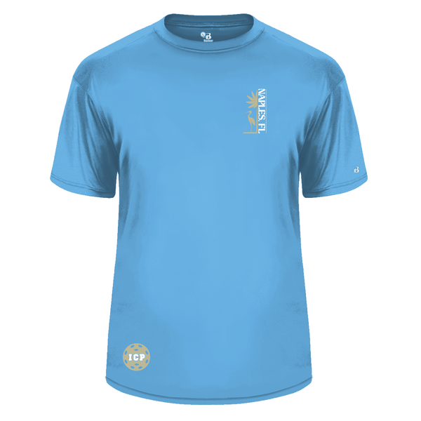 Isles Pickleball Men's Short Sleeve Shirt 2025 Logo - Carolina Blue